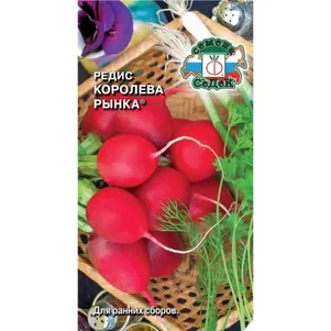 Редис Королева рынка ц/п 3 г, Семена Седек
Редис Королева рынка ц/п 3 г, Семена Седек