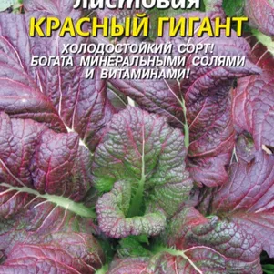 

Горчица Красный Гигант листовая 0,5 г, Плазменные семена