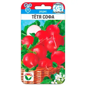 

Редис Тетя Софа 2 г, Семена Сибирский Сад