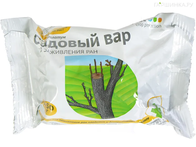 Вар садовый 150 гр защита плодовых и декоративных деревьев
