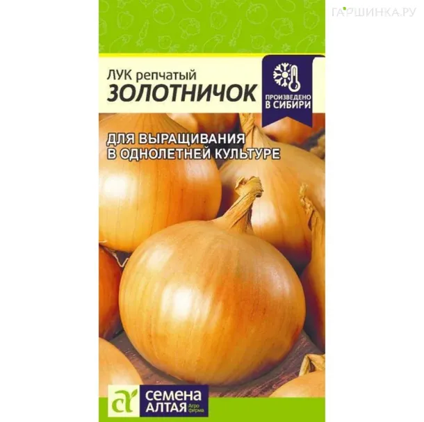 Лук Золотничок репчатый ц/п 0,5 г, Семена Алтая