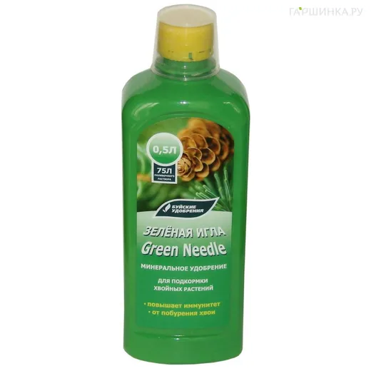 Зеленая игла 500 мл для подкормки хвойных растений